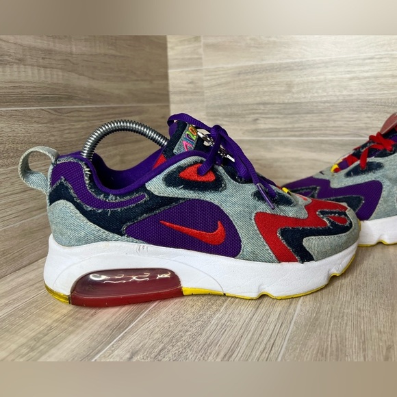 RARE Nike Air Max 200 SP Youth Size 4 Denim Voltage Purple CK5668-600 - Picture 5 of 6